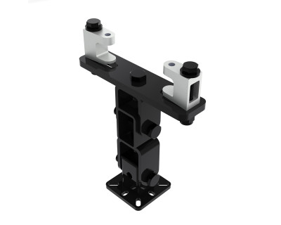 KBD4060S-B Girder Bracket 75mm-155mm Type 60 Plate Black