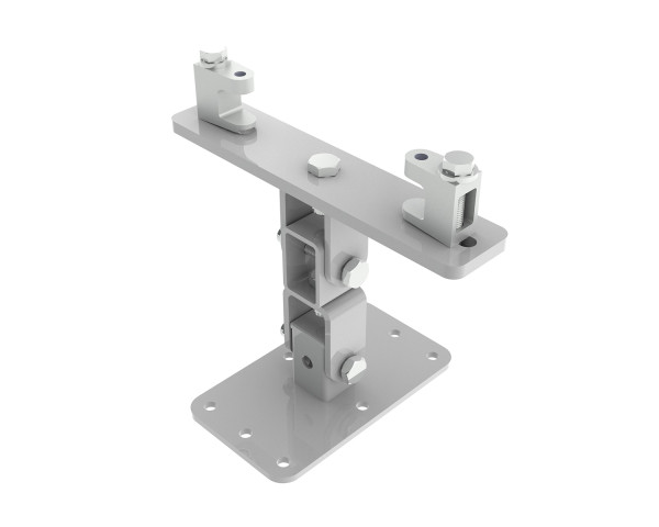 Powerdrive KBD4120M-W Girder Bracket 145mm-235mm Type 120 Plate White - Main Image