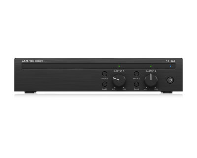 CA1202 Commercial Amplifier with Direct Drive 2x120W 100V