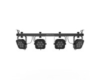 CHAUVET DJ 4BAR Flex Q ILS 4-Head Wash with Footswitch 28x3.5W RGBA LEDs - Image 5