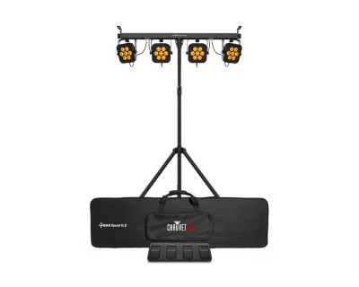 4BAR Quad ILS 4-Head Wash Tripod 144 R/144 G/144 B (432) LEDs