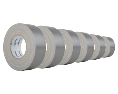 MagTape XTRA GLOSS Gaffer/Duct Tape 50mmx50m SILVER *6 PACK*
