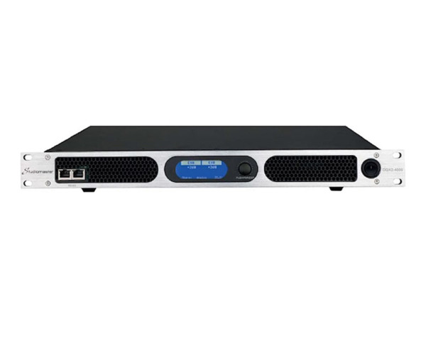 Studiomaster DQX2-4000 Digital Power Amp with DSP 2 x 3400W @ 4Ω 1U - Main Image