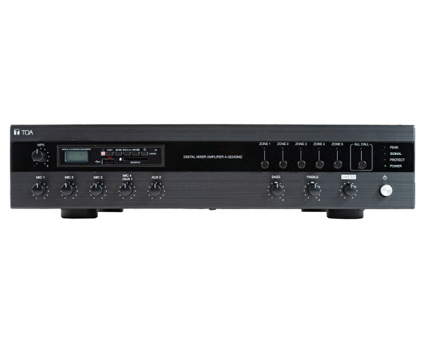 TOA A-3224DMZ 240W Digital Mixer Amplifier MP3 / Bluetooth / 5-Zones - Main Image