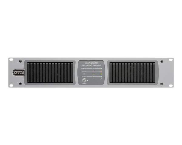 Cloud CVA2500 Energy Efficient Power Amp with DSP 2x500W LowZ/100V 2U - Main Image