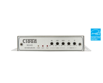 MA40 Energy Star Mini Amplifier 2-Line+1-Mic Input 40W @ 4Ω
