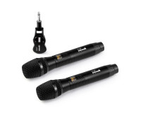 Gemini GMU-M200 Dual Handheld Wireless System with 1/4 Jack Receiver - Image 2