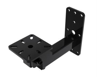 WHOM80-B Bottom Mount Tilting Wall Bracket 215mm Type 80 Black