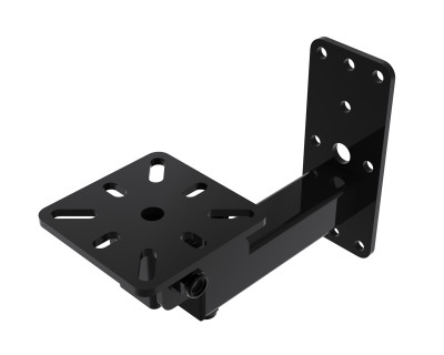 WHOM90-B Bottom Mount Tilting Wall Bracket 215mm Type 90 Black