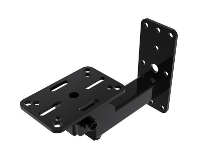 WHOM100-B Bottom Mount Tilting Wall Bracket 215mm Type 100 Black