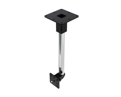 ZA90-B Back-Mount Ceiling Bracket 500mm Tube Type 90 40kg Black