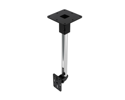 ZA100-B Back-Mount Ceiling Bracket 500mm Tube Type 100 40kg Black