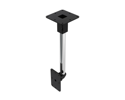 ZA120-B Back-Mount Ceiling Bracket 500mm Tube Type 120 40kg Black