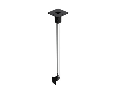 ZB75-B Back-Mount Ceiling Bracket 1000mm Tube Type 75 40kg Black