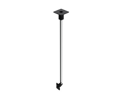 ZC100-B Back-Mount Ceiling Bracket 1500mm Tube Type 100 40kg Blk