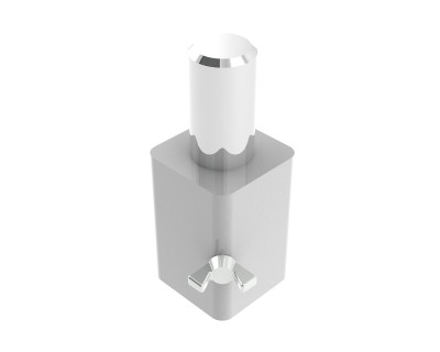 DTA0135-W 35mm Spigot Mount for 48mm - 51mm (2") Tube White