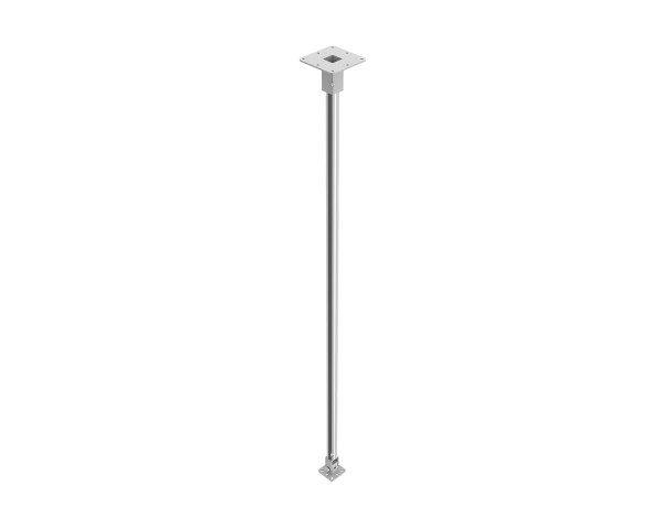 Powerdrive XD80-W Top-Mount Ceiling Bracket 2000mm Tube Type 80 40kg White - Main Image
