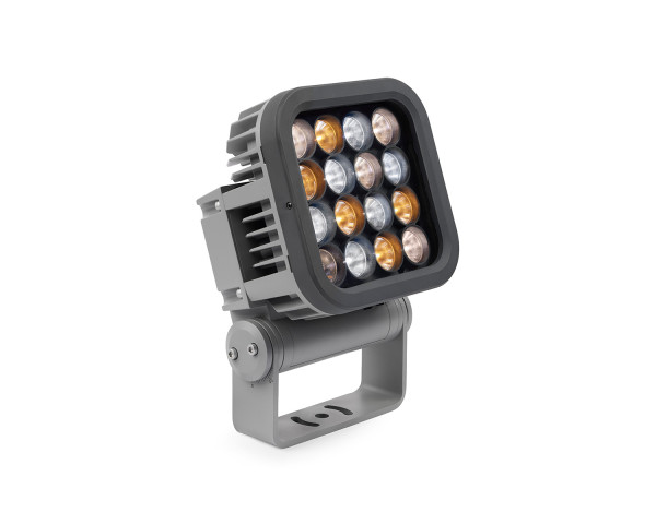 Martin Lighting Exterior Wash Pro M CTC 16xWhite LEDs Aluminium IP66 Grey - Main Image