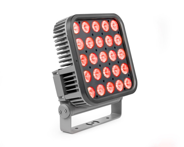 Martin Lighting Exterior Wash Pro XL QUAD 25xRGBW LEDs Aluminium IP66 Grey - Main Image