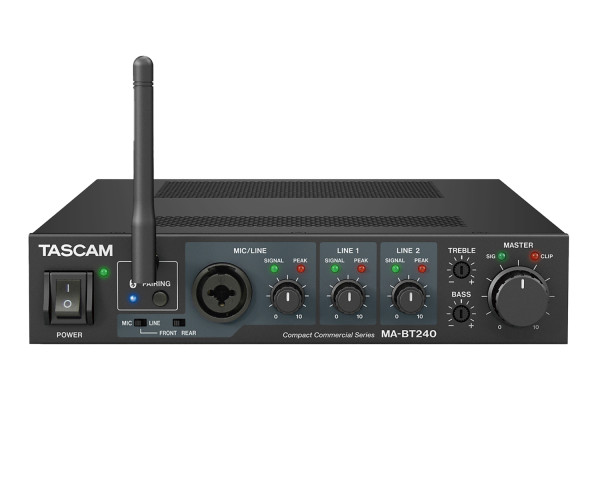 Tascam MA-BT240 Bluetooth Mixer Amp 100V 240W Half 1U Exc AK-RM05 RMK - Main Image