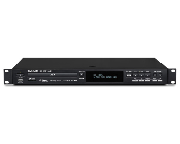 Tascam BD-MP1 MKII Professional Blu-Ray Multi-Media Player 1U - Main Image