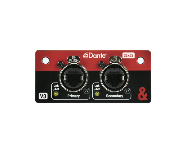 Allen & Heath SQ Dante V3 32x32 Dante Module for SQ Series and AHM-64 Mixers - Main Image