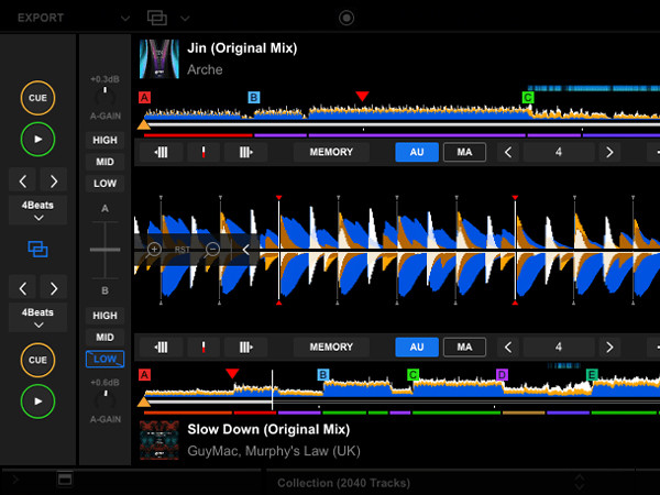 Pioneer DJ rekordbox Version 7 Dual Player layout