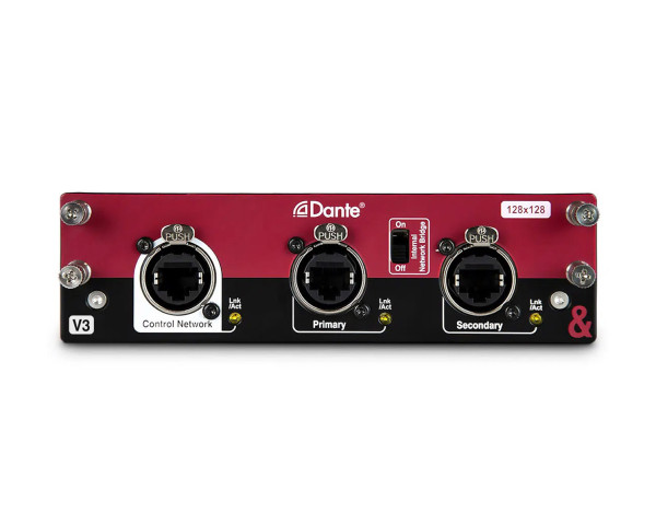 Allen & Heath M-DL-DANT128-AX Dante Card for dLive/Avantis 128x128 96KHz/48KHz - Main Image