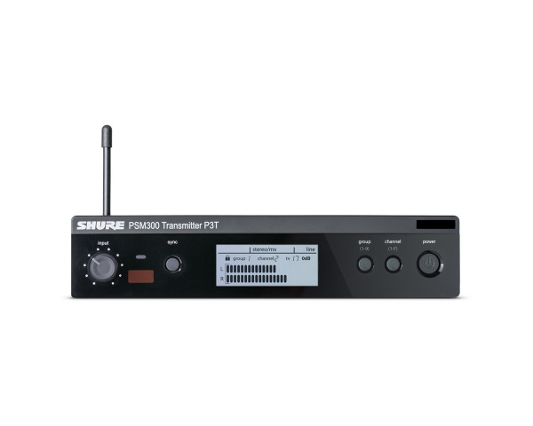 Shure PSM 300 P3T Wireless 2-Channel Half-Rack IEM Transmitter K3E - Main Image
