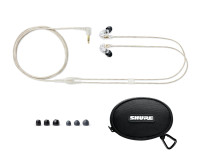 Shure SE215 Pro Sound Isolating IEM Earphones w/ Dynamic Drivers Clear - Image 4