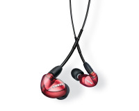 Shure SE535 Pro Sound Isolating IEM Earphones with Triple Drivers Red - Image 1