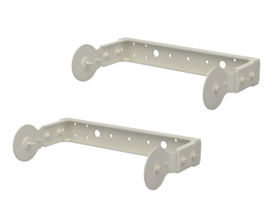Horizontal Bracket for Compact M08 WHITE [H-BR 006 W] PAIR