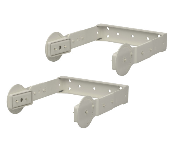 RCF Vertical Bracket for Compact M10 WHITE {V-BR 007 W] PAIR - Main Image