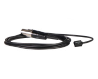 Shure WL93-6 Omnidirectional Condenser Mini Lav Mic 6ft Cable TQG Black - Image 2