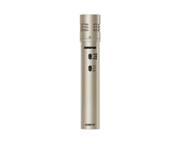 Shure KSM137/SL Cardioid Condenser Instrument Microphone - Main Image