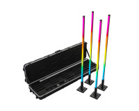 CHAUVET DJ Freedom Flex Stick X4 4-PACK Battery RGB+WW LED Batton Inc Case - Image 1