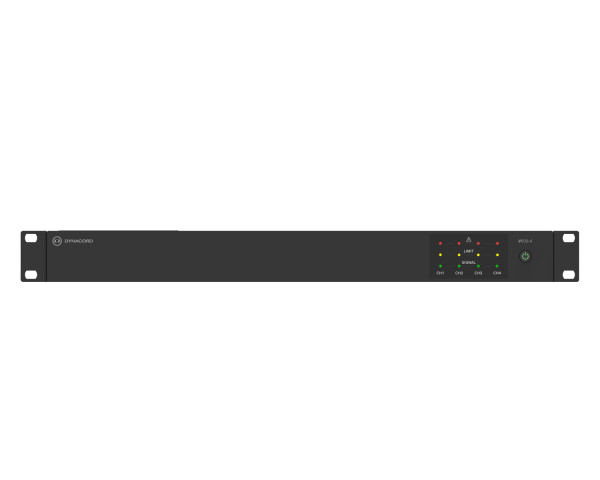 Dynacord V600:4 Power Amp 4Ch 600W powerTANK 4Ω/8Ω/100V 19 1U - Main Image
