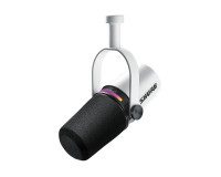 Shure MV7+-W Dynamic Podcast LED Microphone White - Image 1