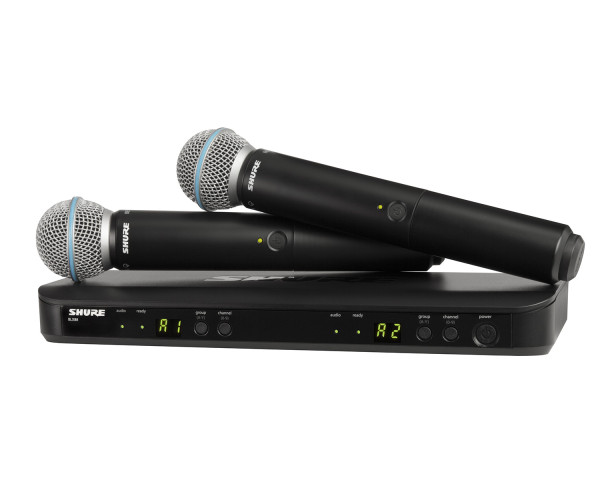 Shure BLX288/B58 Dual Wireless Handheld System BLX88/2xBETA 58A K3E - Main Image