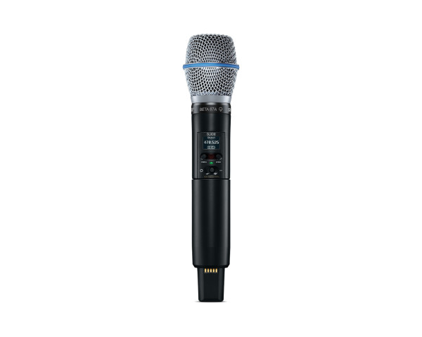 Shure SLXD2/B87A SLXD2 Handheld Transmitter (BETA87A) Capsule K59 CH38 - Main Image