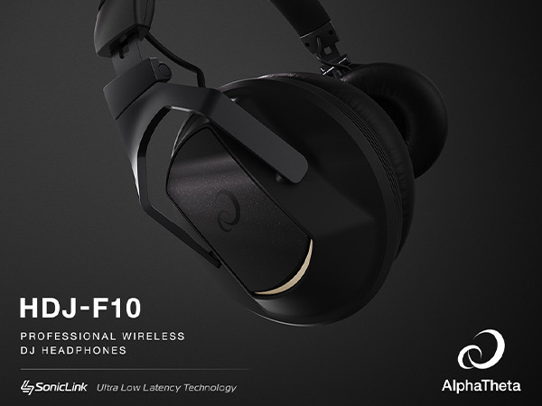 Introducing the HDJ-F10 Professional Wireless DJ Headphones with SonicLink Ultra-Low-Latency
