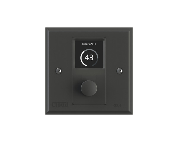 Cloud CDR-3B Ethernet Digital Wall Plate Controller for CXA Black - Main Image