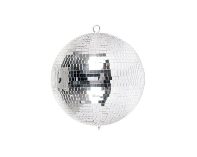 Mirror Ball 30cm EM12 (12") Solid Plastic Core with Safety Eye