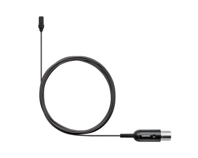 UL4B/C-MTQG Cardioid Lavalier Microphone MTQG Black