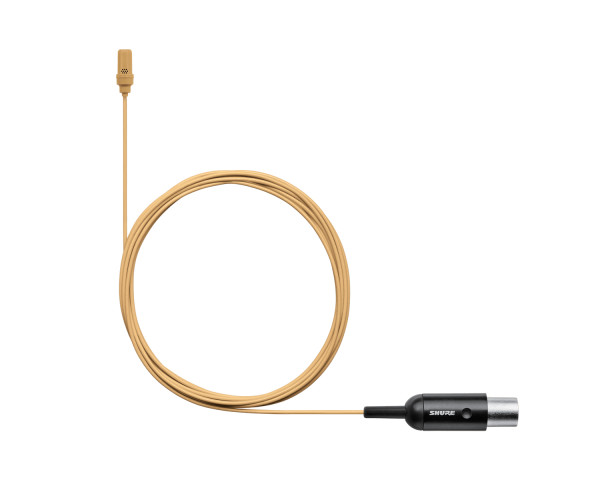 Shure UL4T/C-MTQG UL4 Cardioid Lavalier Microphone MTQG Tan - Main Image