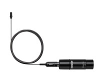 Shure UL4B/C-XLR Cardioid Lavalier Microphone MTQG + XLR Preamp Black - Image 1