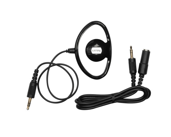 Listen Technologies LA-401 Universal Ear Speaker Male 3.5mm TRS - Main Image