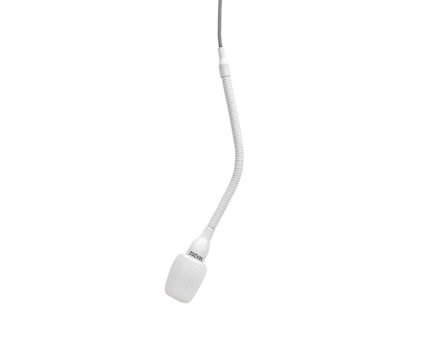 Shure MX202W-A/C Microflex Cardioid Overhead Microphone 3-Pin XLR White - Main Image