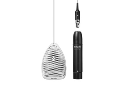 MX391W-A/O Microflex Omnidirectional Boundary Microphone XLR Wht