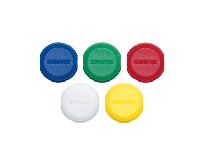 WA621 Coloured ID Caps for BLX Handheld Transmitters 5 Pack